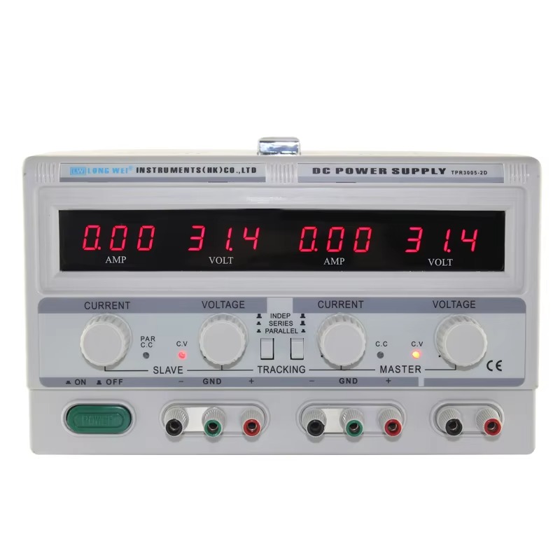 Linear Lab Power Supply Adjustable - แหล่งจ่ายไฟฟ้ากระแสตรงแบบปรับค่าได้สองช่องสัญญาณ TPR-3005-2D 30V 5A สำหรับห้องปฏิบัติการ