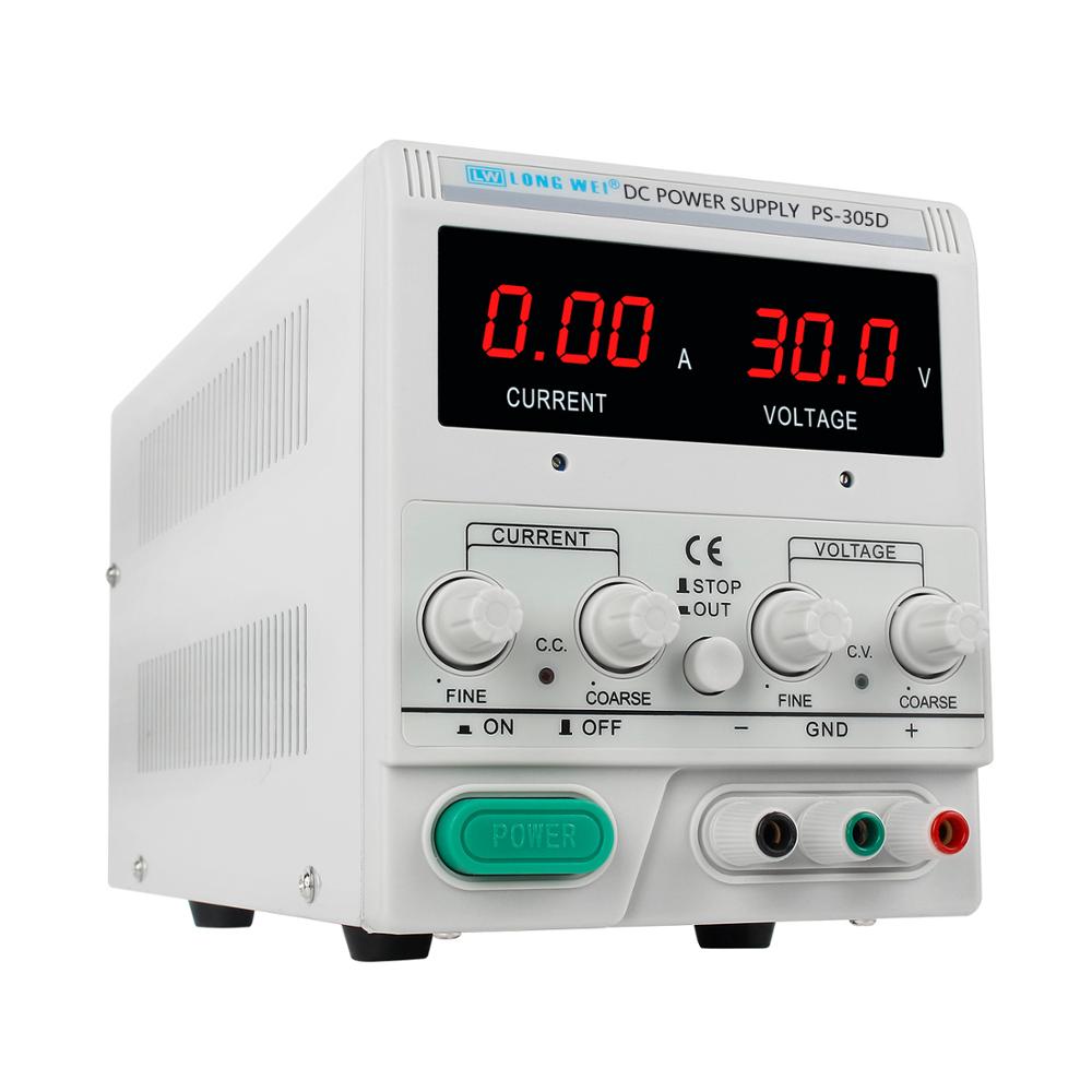 Linear Lab Power Supply Adjustable - LW PS-305D 30V 5A 150W เครื่องจ่ายไฟฟ้ากระแสตรงแบบปรับค่าได้สำหรับห้องปฏิบัติการ