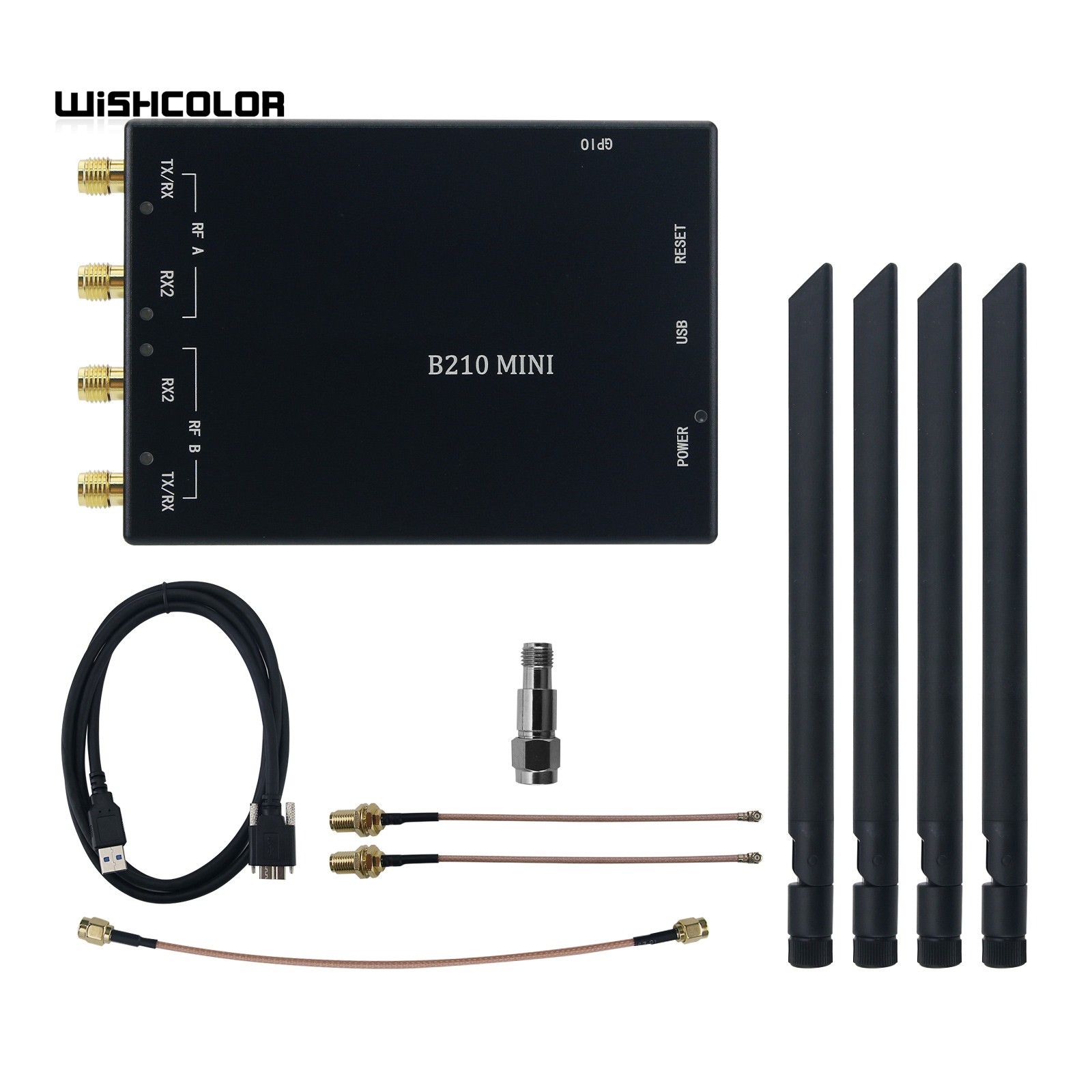 Sdr Software Defined Radio Hackrf - ชุดพัฒนาซอฟต์แวร์วิทยุ Hamgeek B210 Mini AD9361 พร้อมเคส