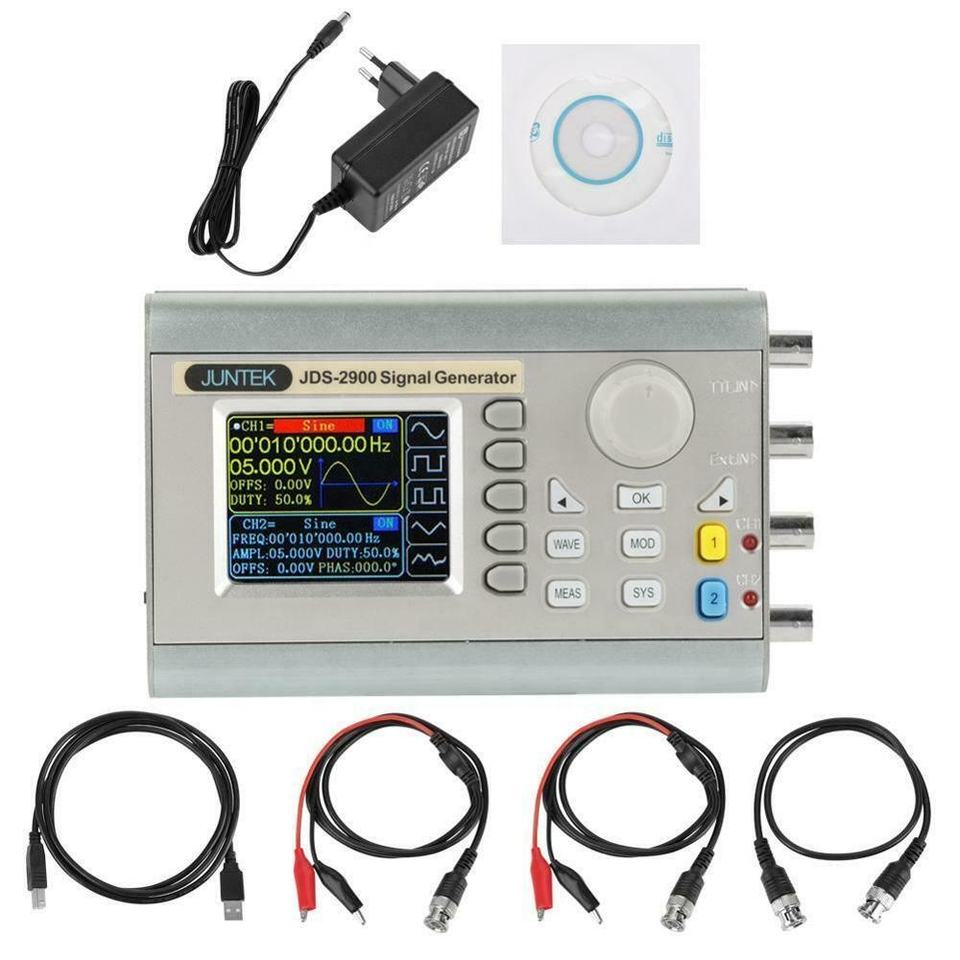 Function Arbitrary Waveform Generator - JDS2900 60MHz ฟังก์ชั่น DDS เครื่องกําเนิดสัญญาณรูปคลื่นตามอําเภอใจกวาดเคาน์เตอร์ความถี่ดิจิตอลควบคุม Dual