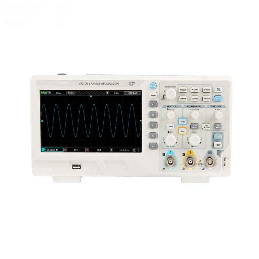 Digital Storage Oscilloscope 100Mhz - ออสซิลโลสโคปดิจิตอลแบบจัดเก็บข้อมูล 2 ช่องสัญญาณ 100 MHz รุ่น