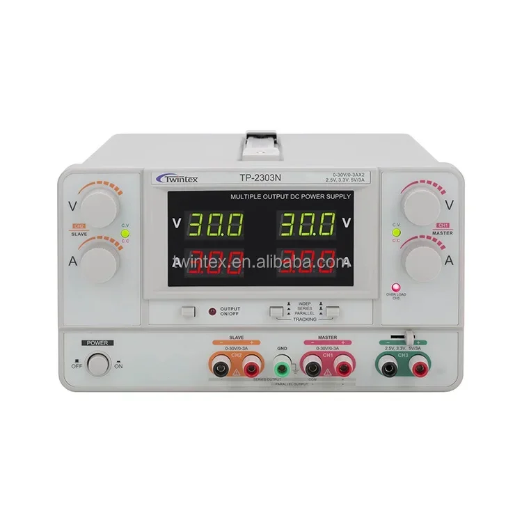 Linear Lab Power Supply Adjustable - แหล่งจ่ายไฟฟ้ากระแสตรงแบบปรับค่าได้ รุ่น 2026/Twintex TP-2305N สำหรับห้องปฏิบัติการ แรงดัน