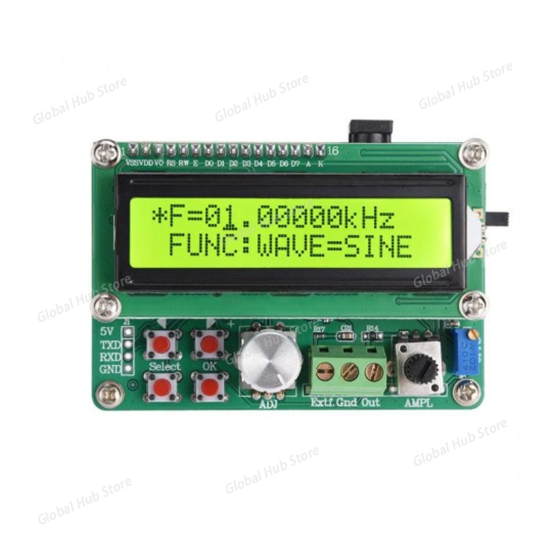 Function Arbitrary Waveform Generator - โมดูลเครื่องกำเนิดสัญญาณฟังก์ชัน DDS รูปคลื่นอิสระ รุ่น FYE050 พร้อมจอแสดงผล