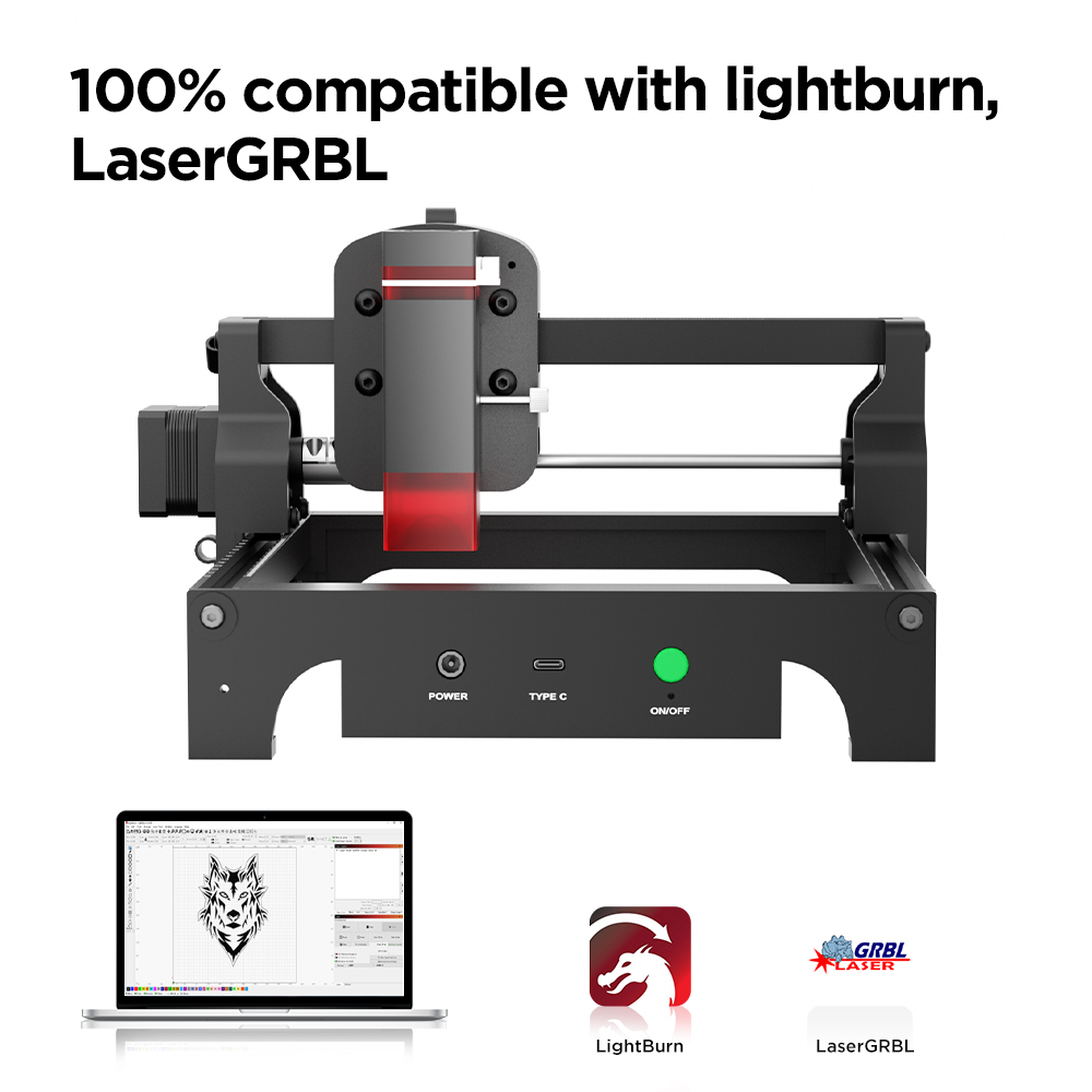 Mini Laser Engraver Cnc Router - 5.5W มินิเลเซอร์แกะสลักเครื่องตัด ACMER S1 เลเซอร์แกะสลัก pre-assembled