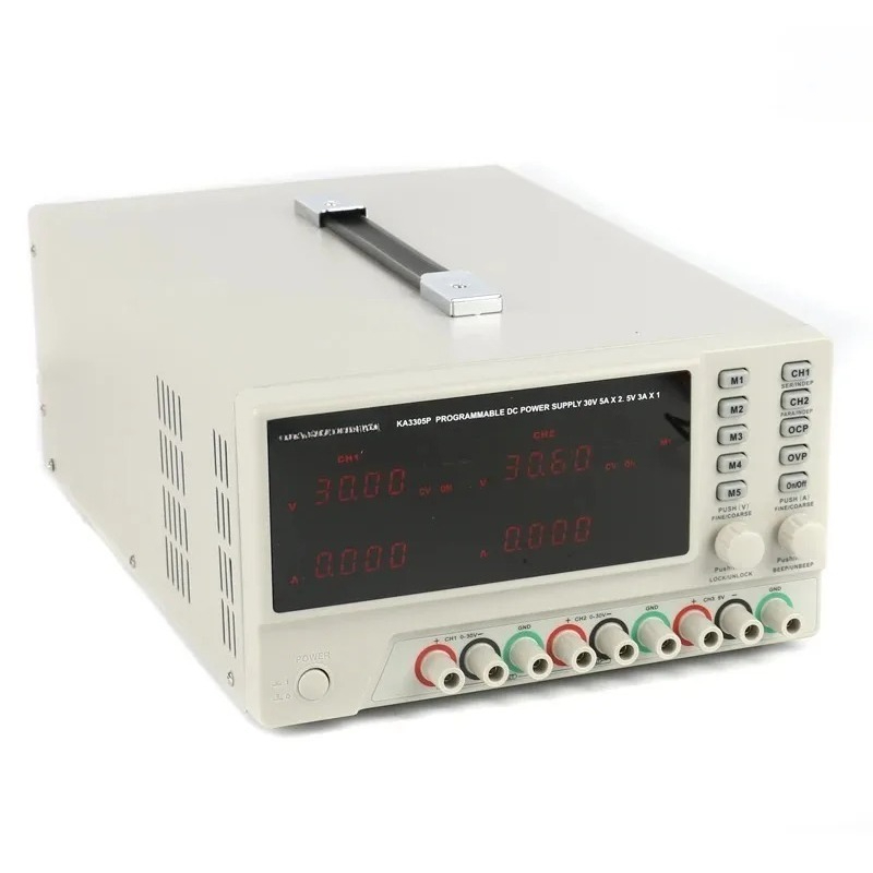 Linear Lab Power Supply Adjustable - แหล่งจ่ายไฟแบบปรับค่าได้ที่สามารถตั้งโปรแกรมได้อย่างแม่นยำสำหรับห้องปฏิบัติการ แหล่งจ่ายไฟดิจิตอลแบบสามช่องสัญญาณเชิงเส้น
