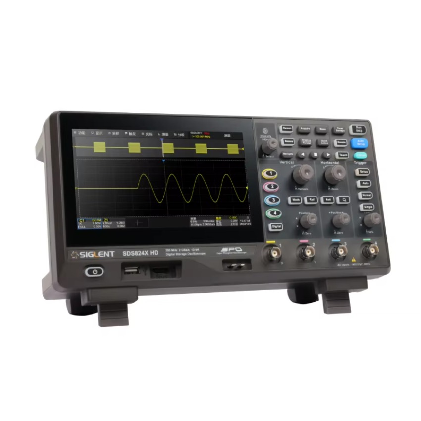 Digital Storage Oscilloscope 100Mhz - SIGLENT SDS802XHD/SDS812XHD O Scope ออสซิลโลสโคปแบบดิจิตอล 12