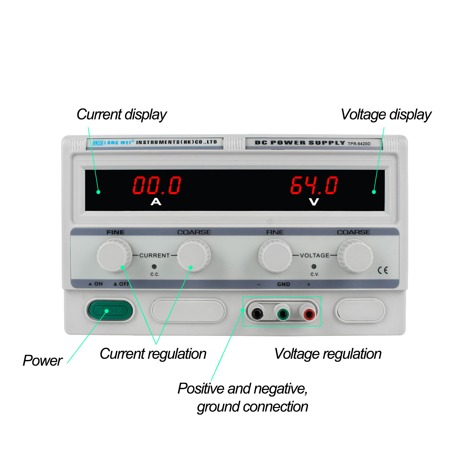 แหล่งจ่ายไฟฟ้ากระแสตรงแบบปรับค - Linear Lab Power Supply Adjustable บทวิจารณ์และราคา
