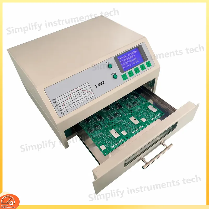 เตาอบรีโฟลว์ T962 110V 220V สถ - Reflow Oven Pcb T962 บทวิจารณ์และราคา