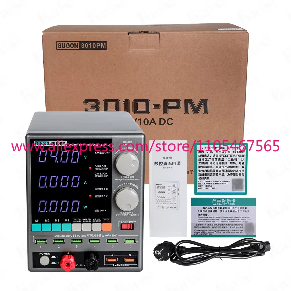 1 ชิ้น 3010PM แหล่งจ่ายไฟ DC แ - Linear Lab Power Supply Adjustable บทวิจารณ์และราคา