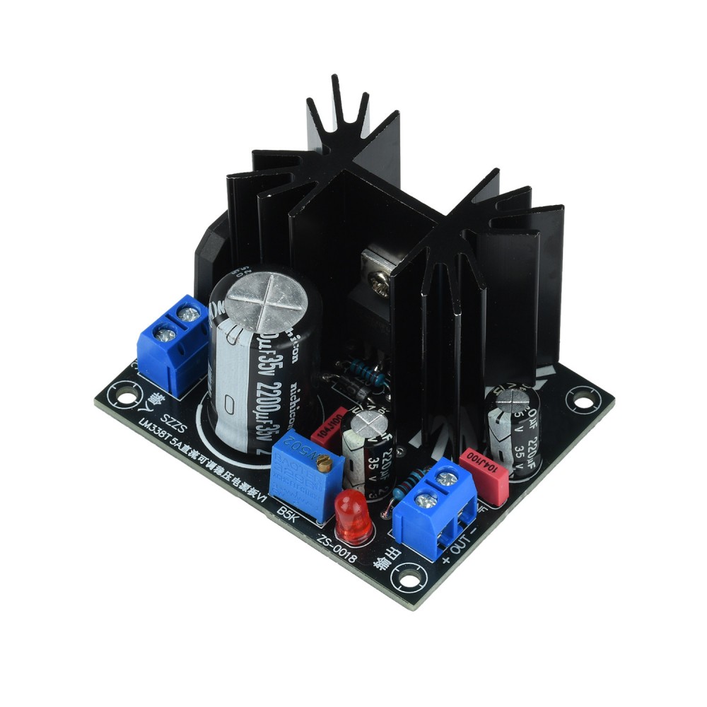 LM338T โมดูลควบคุมแรงดันไฟฟ้าแ - Linear Lab Power Supply Adjustable บทวิจารณ์และราคา