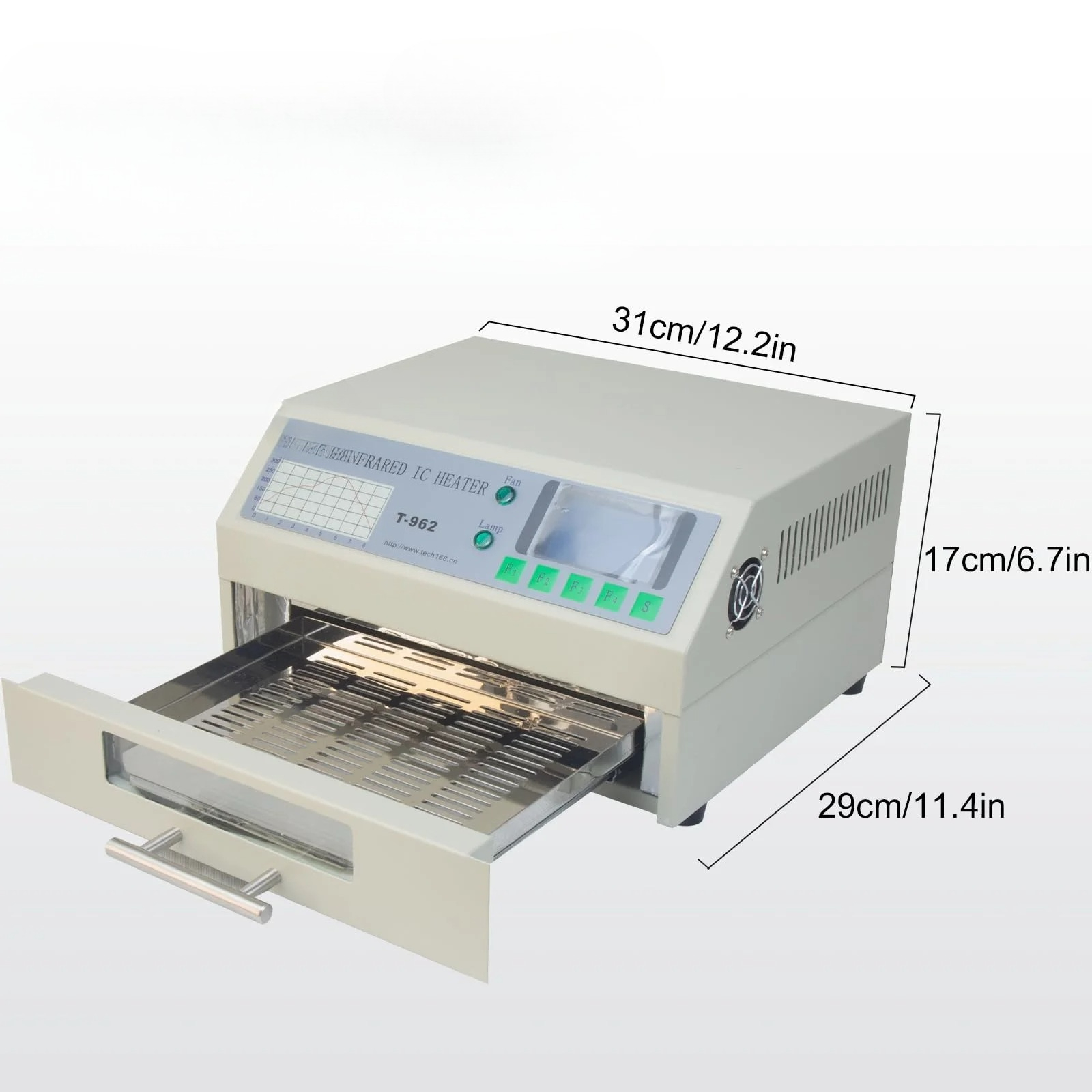 เครื่องรีโฟลว์อัตโนมัติ 202680 - Reflow Oven Pcb T962 บทวิจารณ์และราคา