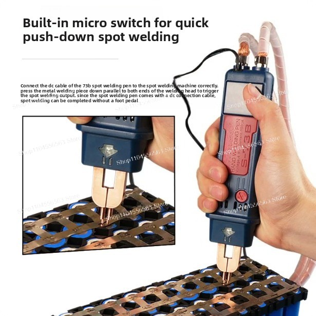 ปากกาเชื่อมจุดแบบรวม 73B พร้อม - Spot Welder 18650 Battery Pack บทวิจารณ์และราคา