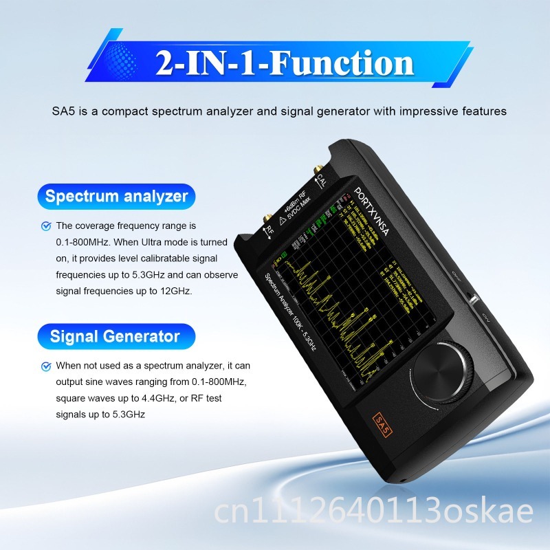 เครื่องวิเคราะห์สเปกตรัมแบบพกพ - Signal Generator Spectrum Analyzer บทวิจารณ์และราคา
