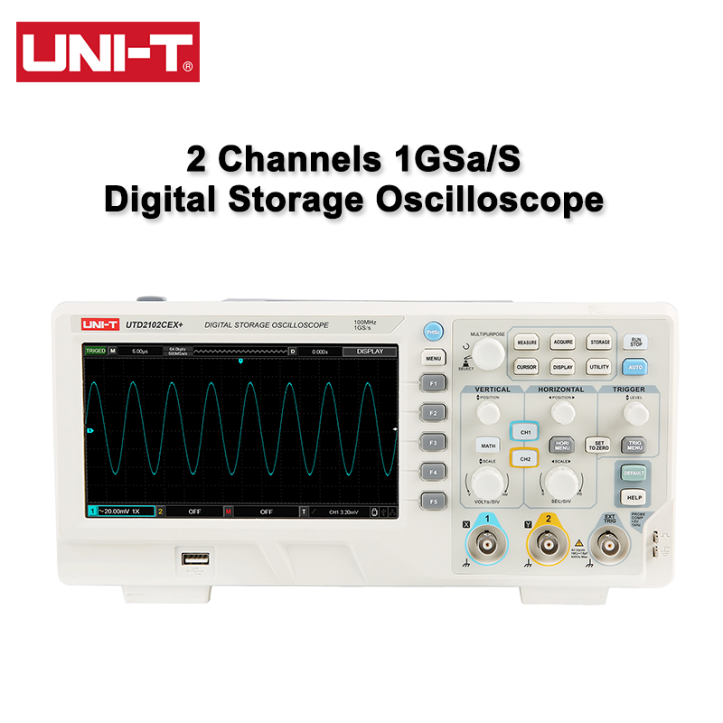 UNI-T Digital Oscilloscope UTD - Digital Storage Oscilloscope 100Mhz บทวิจารณ์และราคา