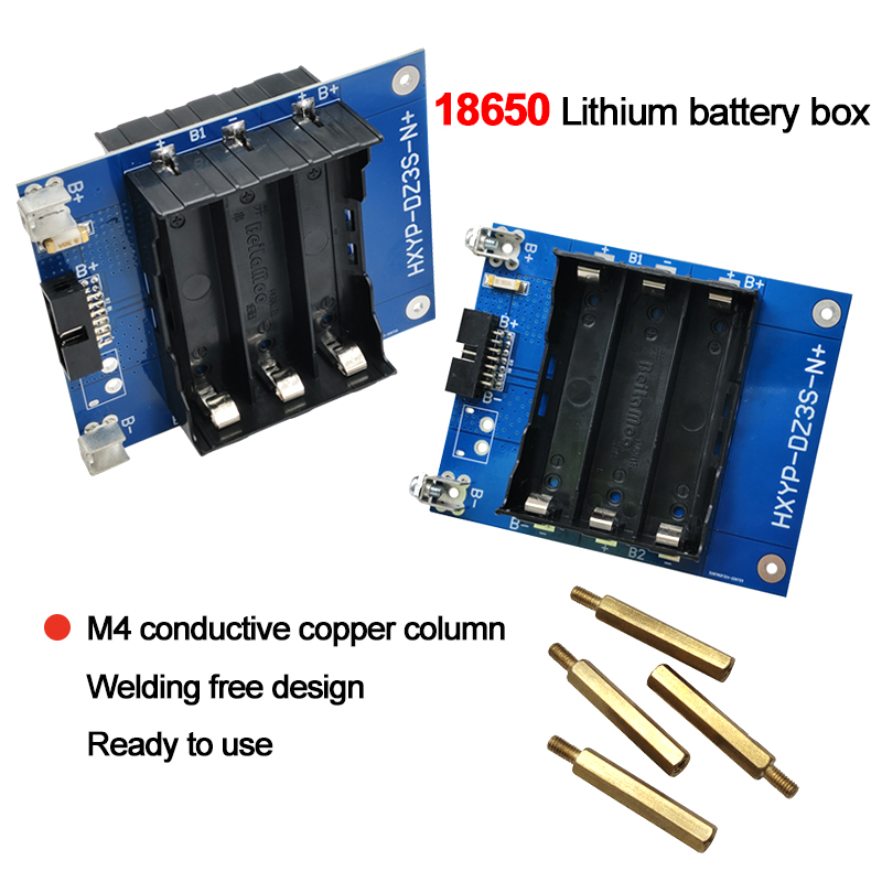 ชุดแบตเตอรี่ 18650 แบบ DIY 12V - Spot Welder 18650 Battery Pack บทวิจารณ์และราคา