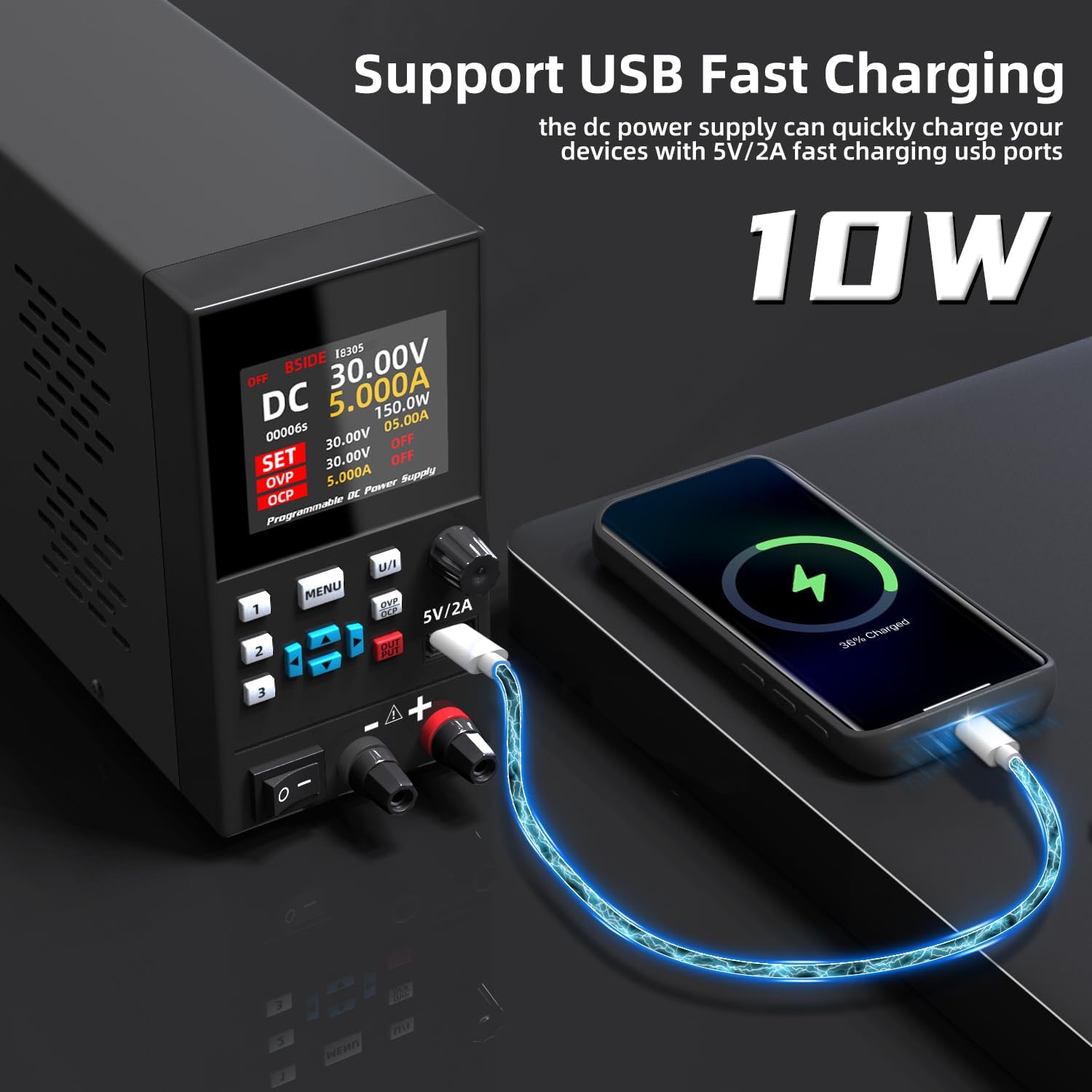แหล่งจ่ายไฟฟ้ากระแสตรงแบบปรับค - Programmable Dc Power Supply 30V 10A บทวิจารณ์และราคา