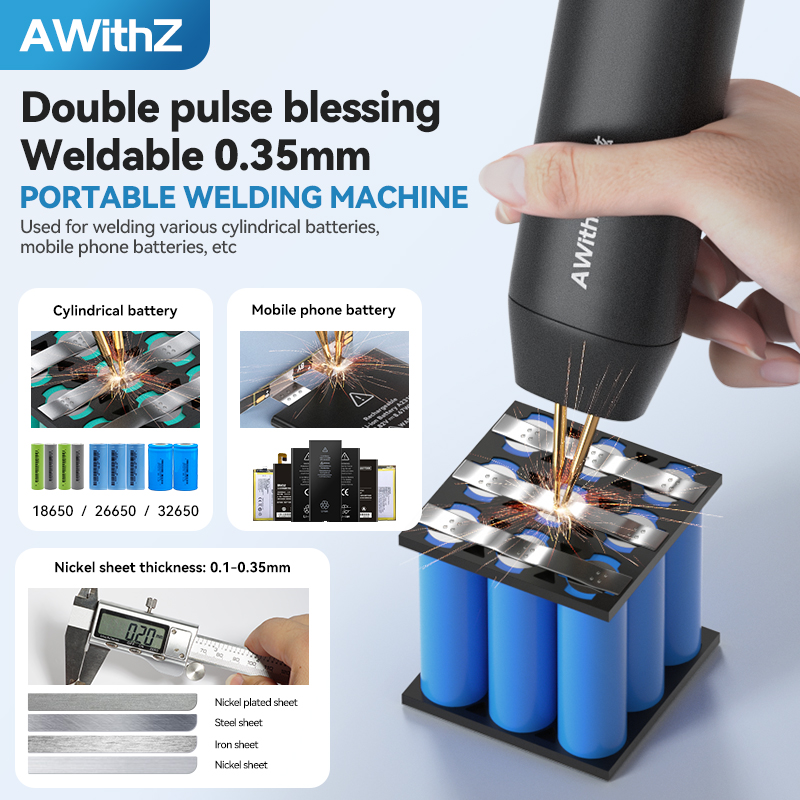 เครื่องเชื่อมแบตเตอรี่แบบพกพา  - Spot Welder 18650 Battery Pack บทวิจารณ์และราคา
