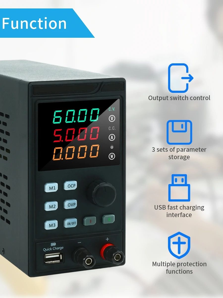 Myami 10A ไฟ30V 32V พร้อม USB/ - Programmable Dc Power Supply 30V 10A บทวิจารณ์และราคา