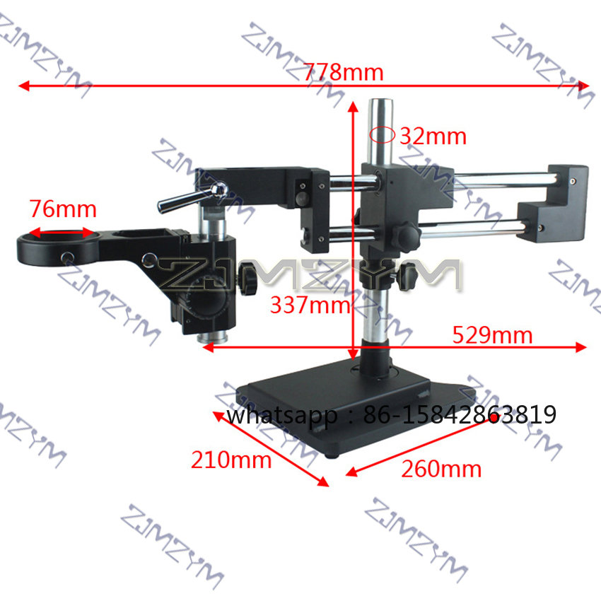 ขาตั้งกล้องจุลทรรศน์สเตอริโอแบ - Stereo Trinocular Microscope Pcb บทวิจารณ์และราคา