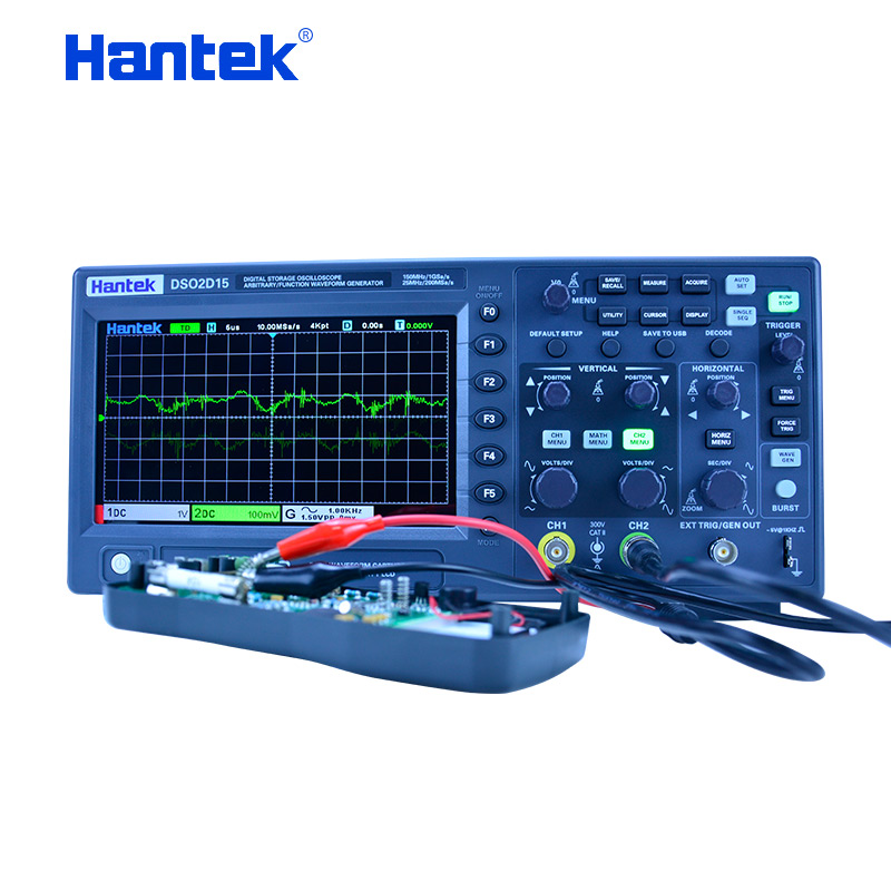 ออสซิลโลสโคปดิจิตอลแบบพกพา Han - Digital Storage Oscilloscope 100Mhz บทวิจารณ์และราคา