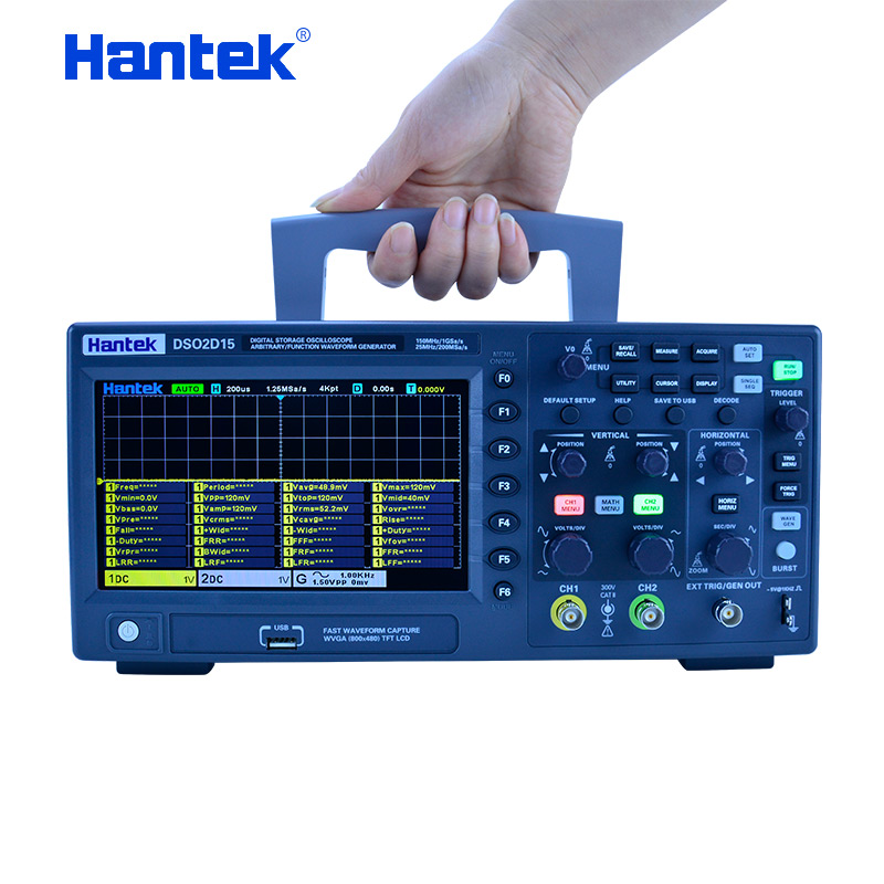 ออสซิลโลสโคปดิจิตอลแบบพกพา Han - Digital Storage Oscilloscope 100Mhz บทวิจารณ์และราคา