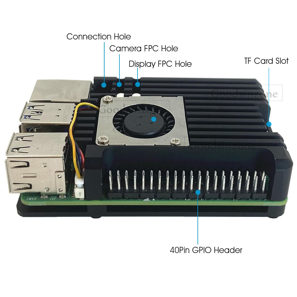 เคสอะลูมิเนียมอัลลอยด์สำหรับ R - Raspberry Pi 5 8Gb Kit บทวิจารณ์และราคา