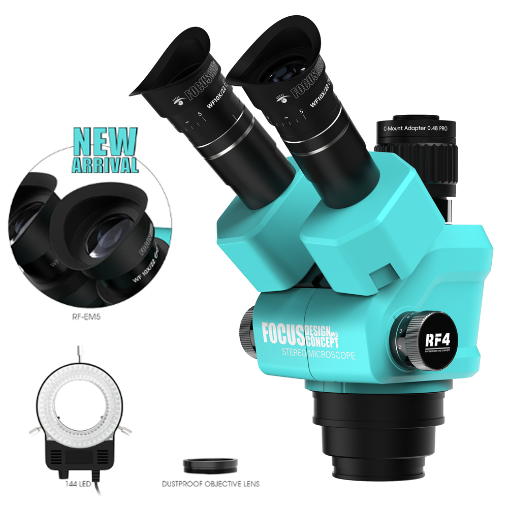กล้องจุลทรรศน์ Trinocular RF4  - Stereo Trinocular Microscope Pcb บทวิจารณ์และราคา