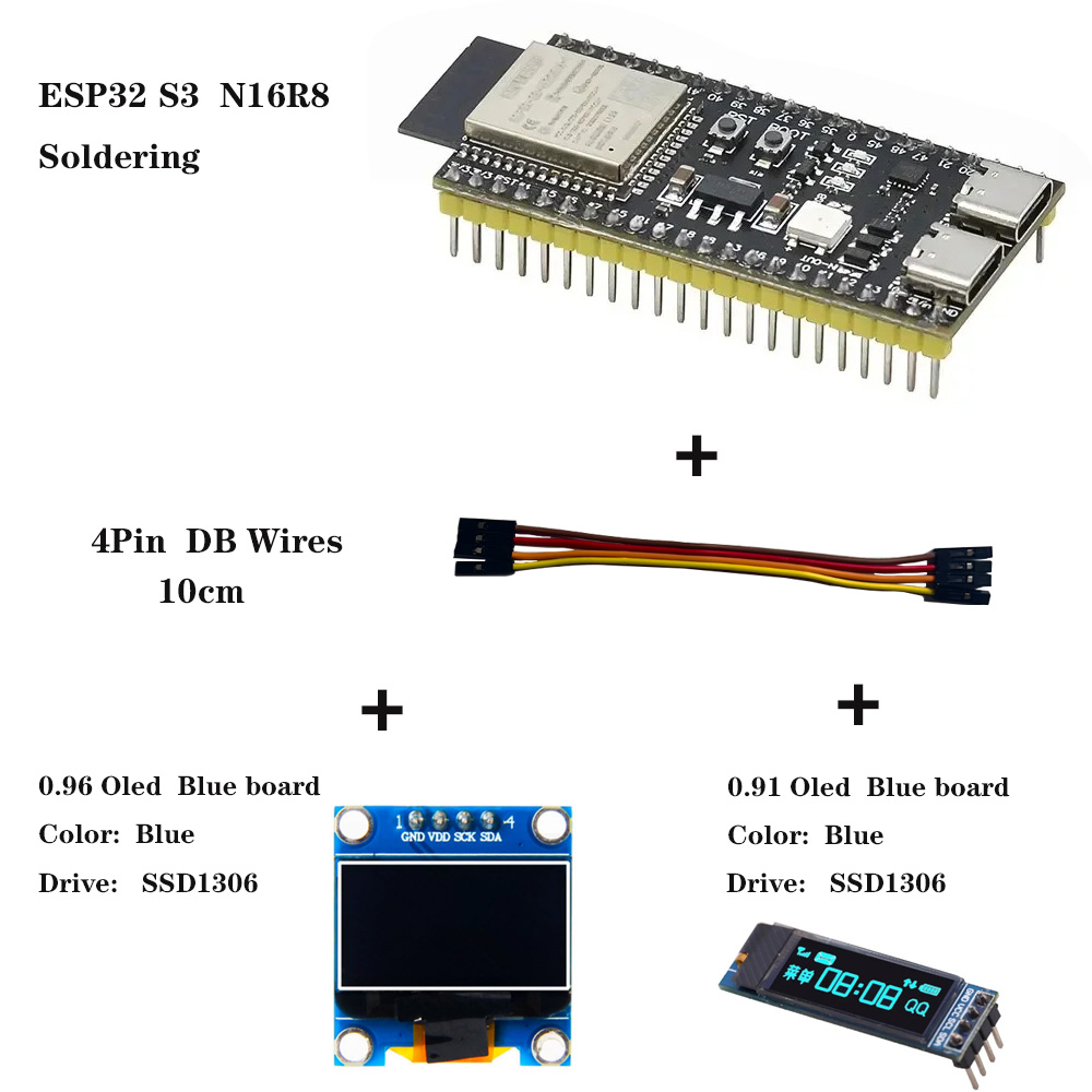 บอร์ดพัฒนา ESP32-S3 พร้อมชุดอะ - Esp32 S3 Development Board Lot บทวิจารณ์และราคา