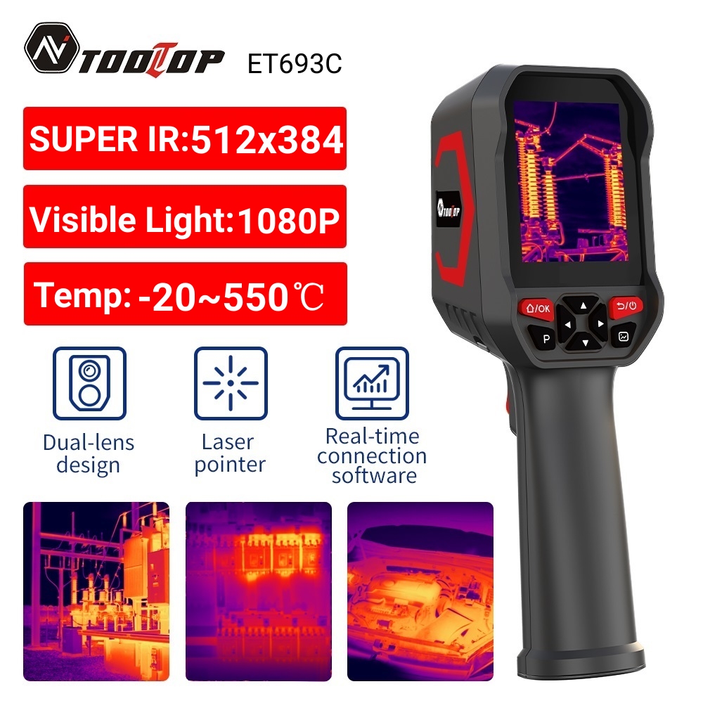 กล้องถ่ายภาพความร้อน TOOLTOP E - Thermal Imaging Camera Pcb Repair บทวิจารณ์และราคา