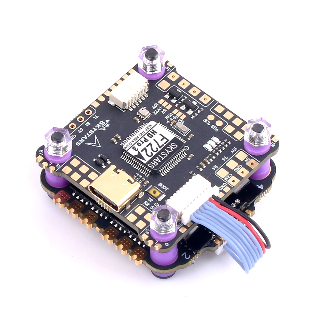 ชุดควบคุมการบิน SKYSTARS F7 แล - Fpv Flight Controller F7 Stack 60A บทวิจารณ์และราคา