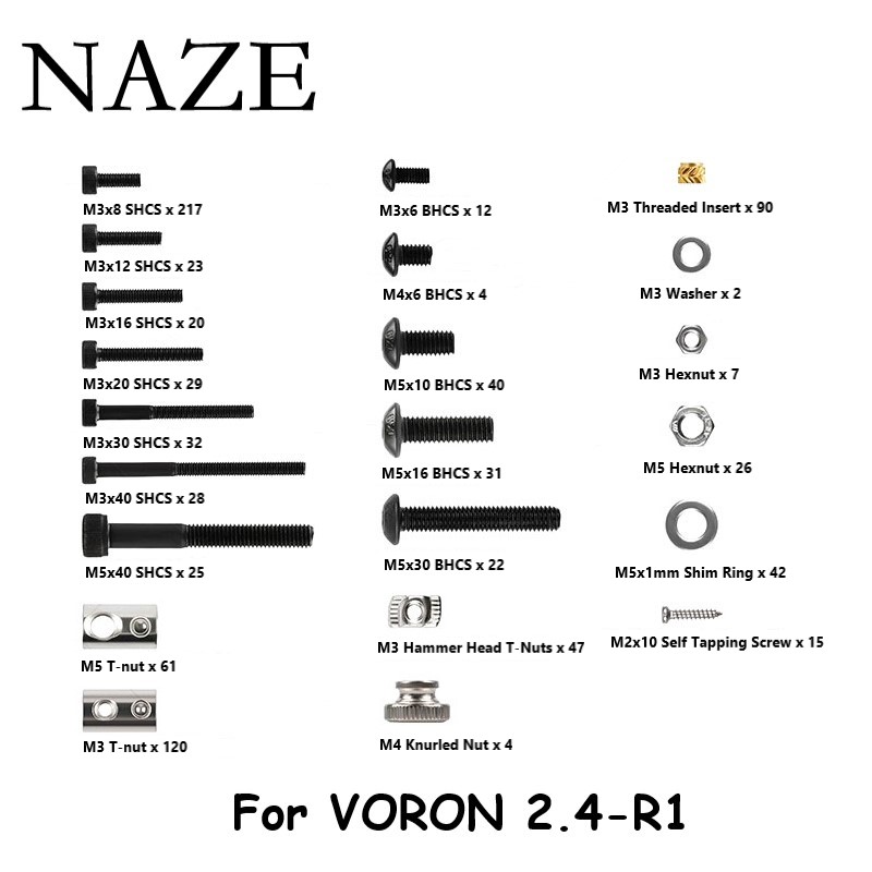 NAZE Voron2.4 3D เครื่องพิมพ์  - Voron 2.4 R2 Kit บทวิจารณ์และราคา