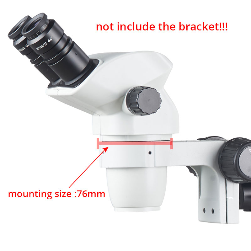 ซูม 0.67x-4.5x หัวกล้องจุลทรรศ - Stereo Trinocular Microscope Pcb บทวิจารณ์และราคา